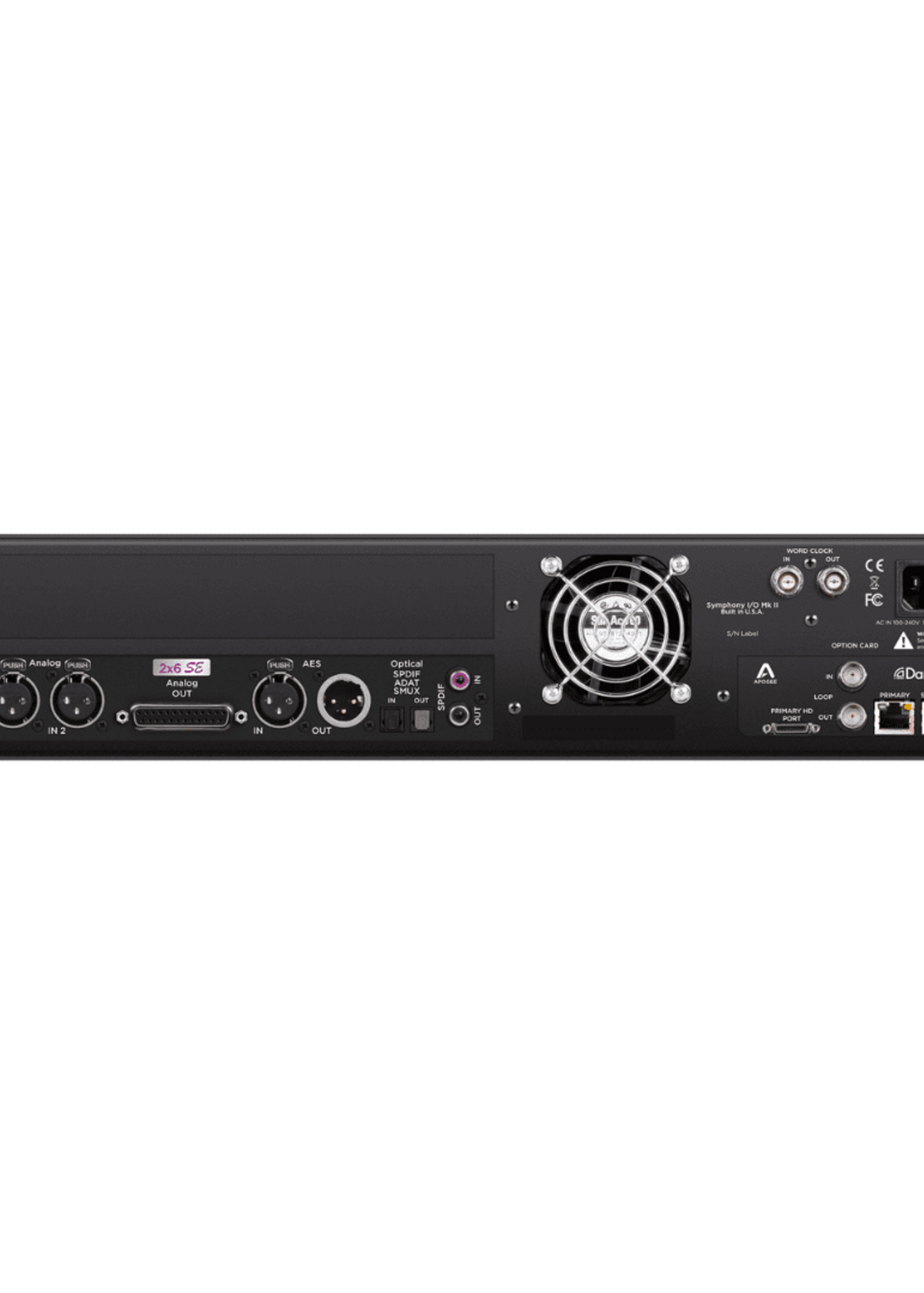 Apogee Symphony I/O MKII 2X6SE Thunderbolt