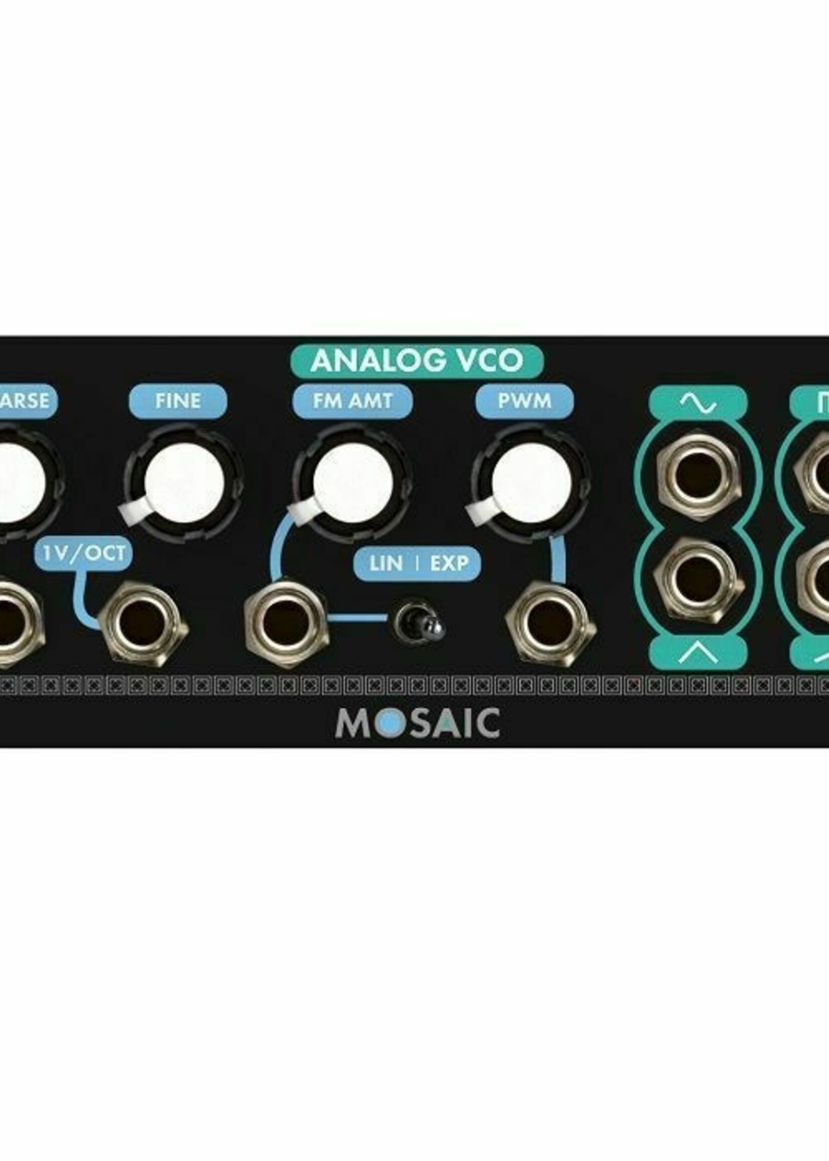 Mosaic 1U Analog VCO