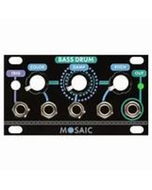 Mosaic 1U Bass Drum EOL
