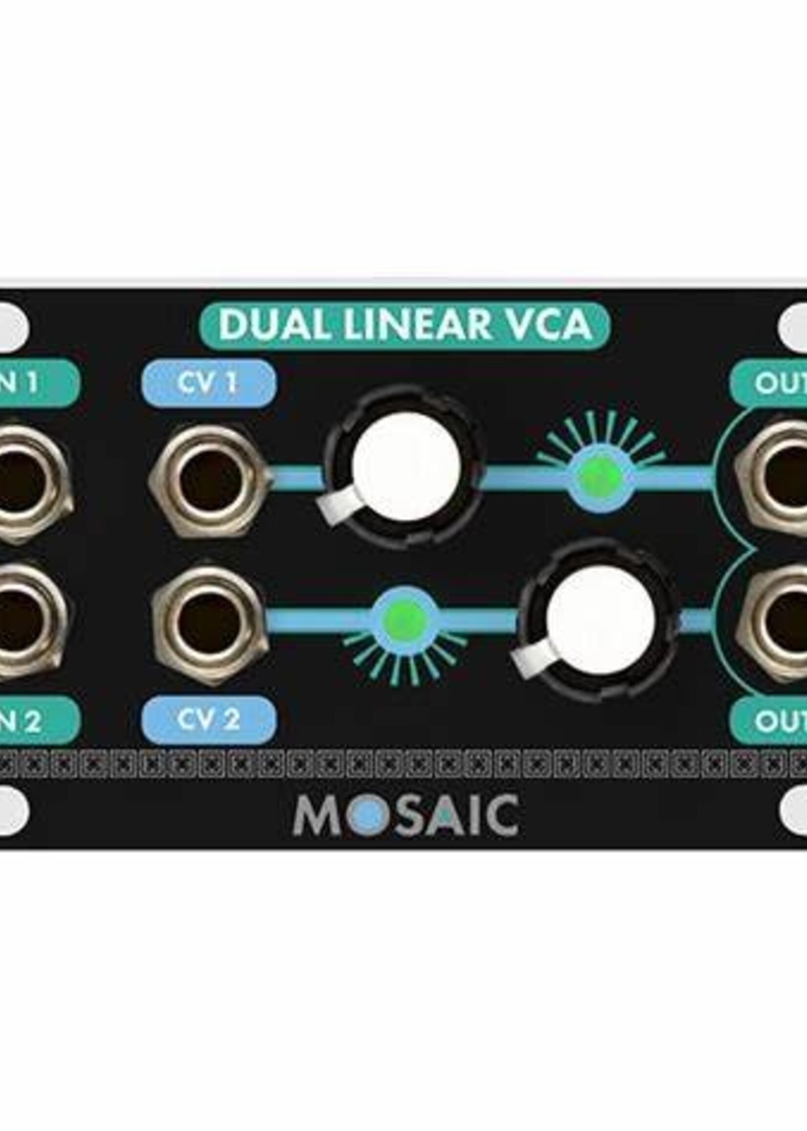 Mosaic 1U Dual Linear VCA