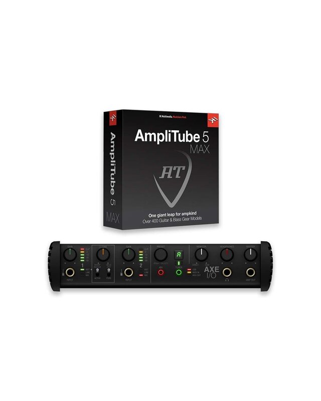 IK Multimedia AXE I/O + AmpliTube 5 MAX Bundle