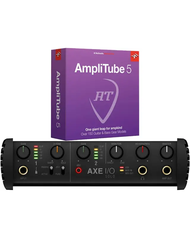 IK Multimedia AXE I/O Solo + AmpliTube 5 Bundle