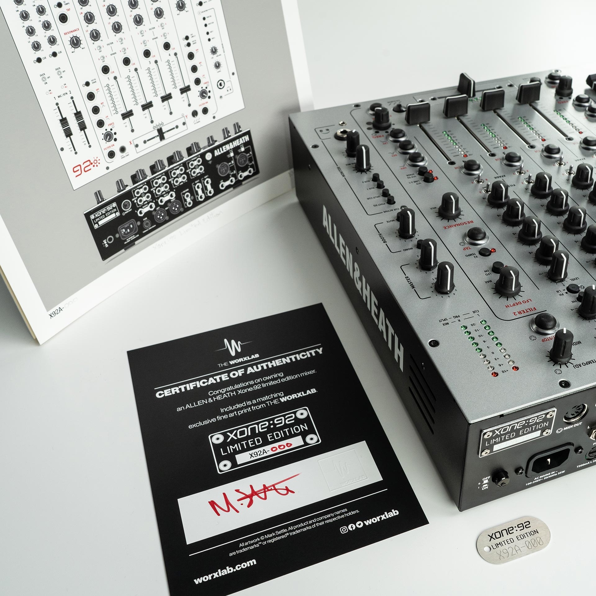 Allen & Heat Xone:92 Limited Edition - Volt Music Store Allen & Heat Xone:92 Limited Edition - Volt Music Store