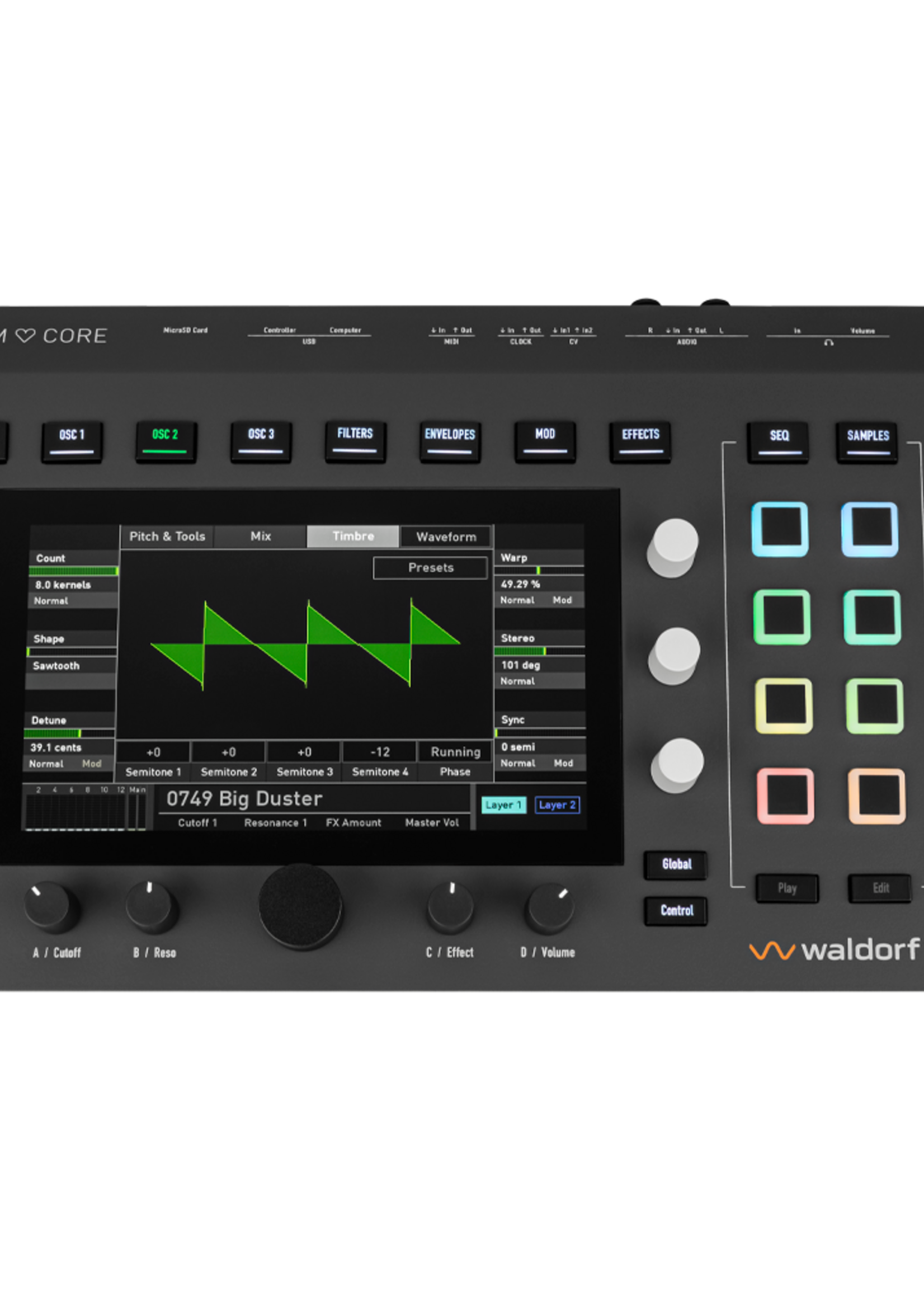 Waldorf Iridium Core