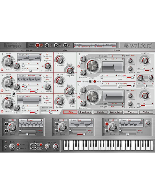 Waldorf Largo Software Synthesizer