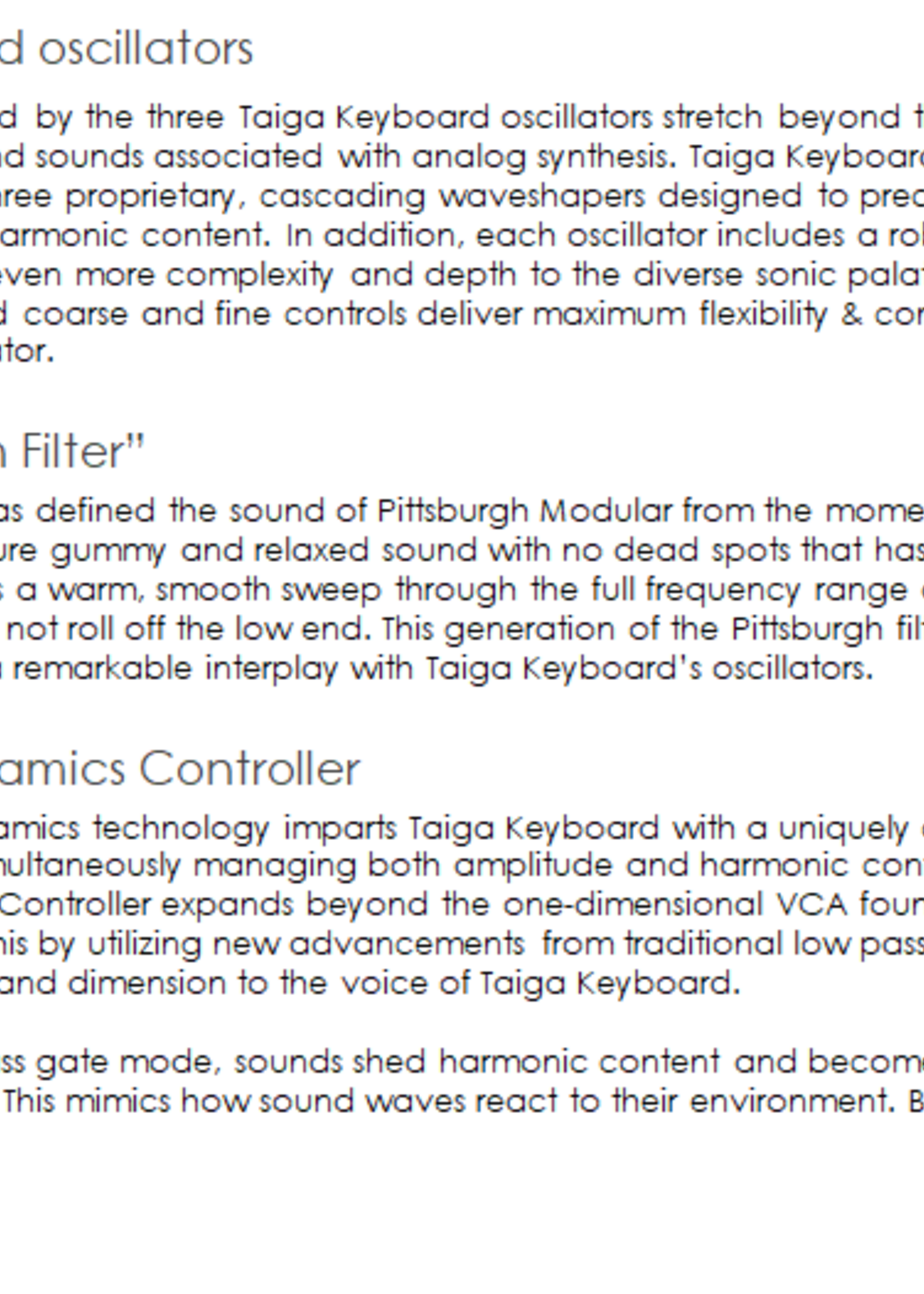 Pittsburgh Modular Taiga Keyboard