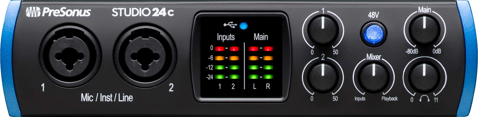DTM・DAW PreSonus ioStation 24c Review: Presonus ioStation24c Interface & Controller — AudioTechnology