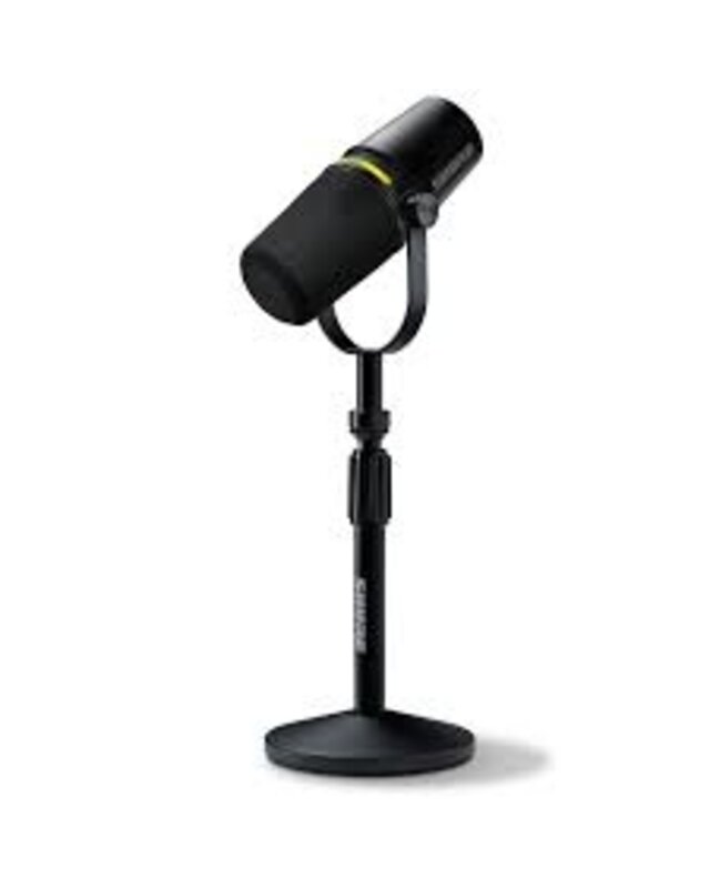 Shure MV7+-K-BNDLXLR/USB SPEECH MICROPHONE, BLACK +STAND