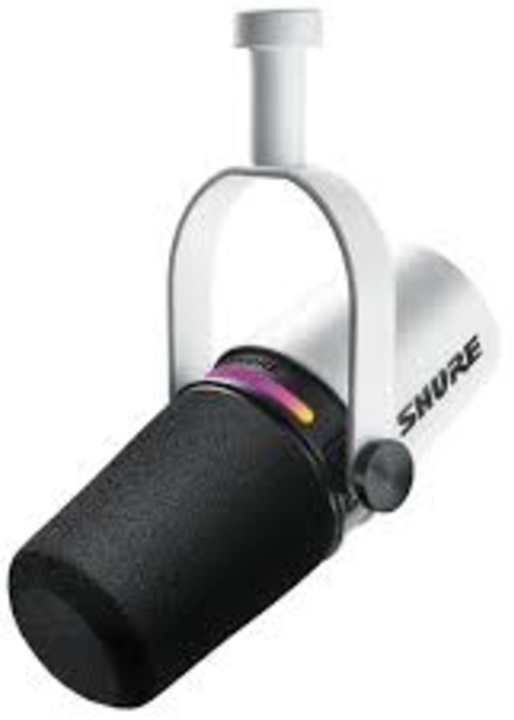 Shure MV7+-W XLR/USB SPEECH MICROPHONE, WHITE