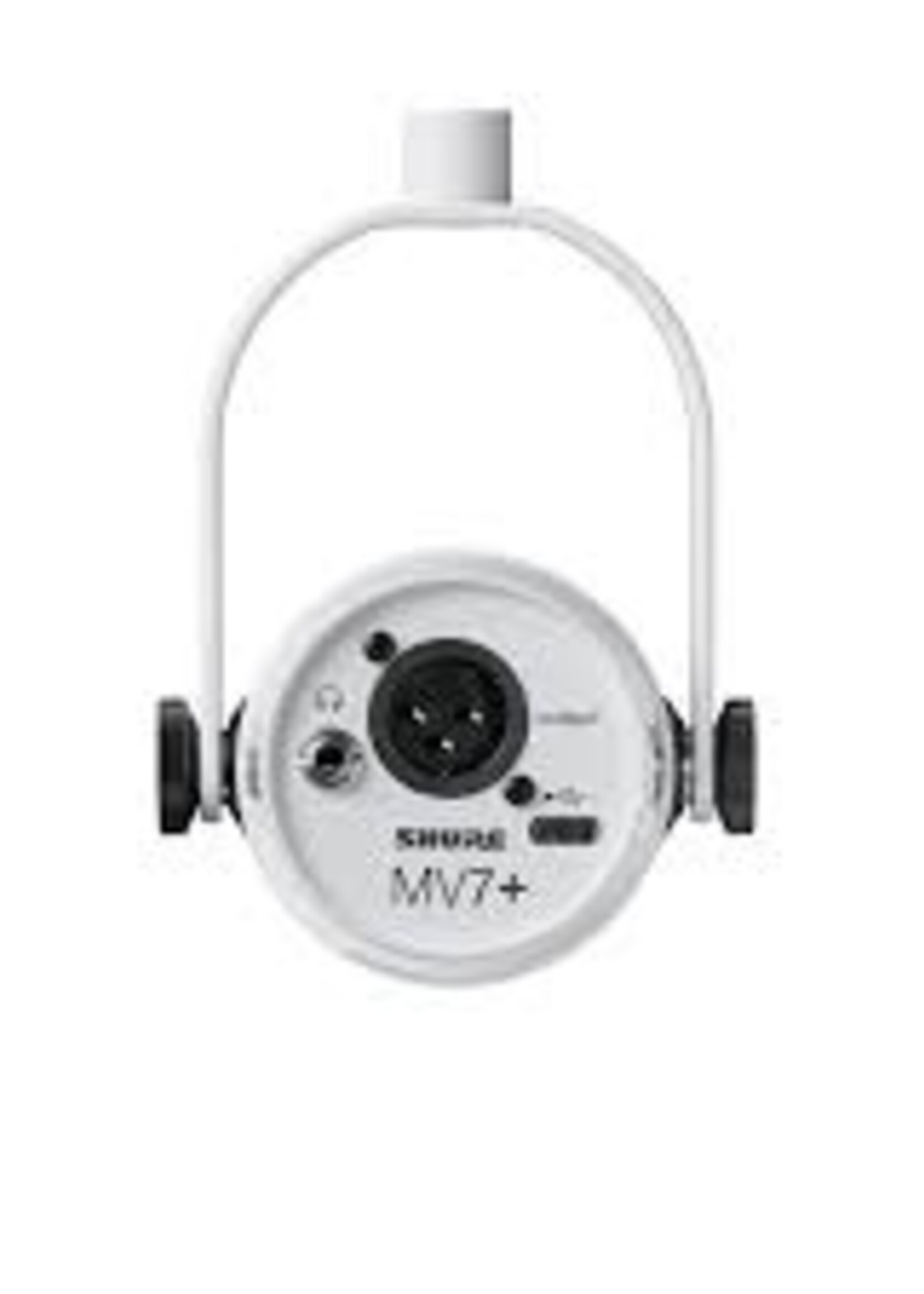Shure MV7+-W XLR/USB SPEECH MICROPHONE, WHITE