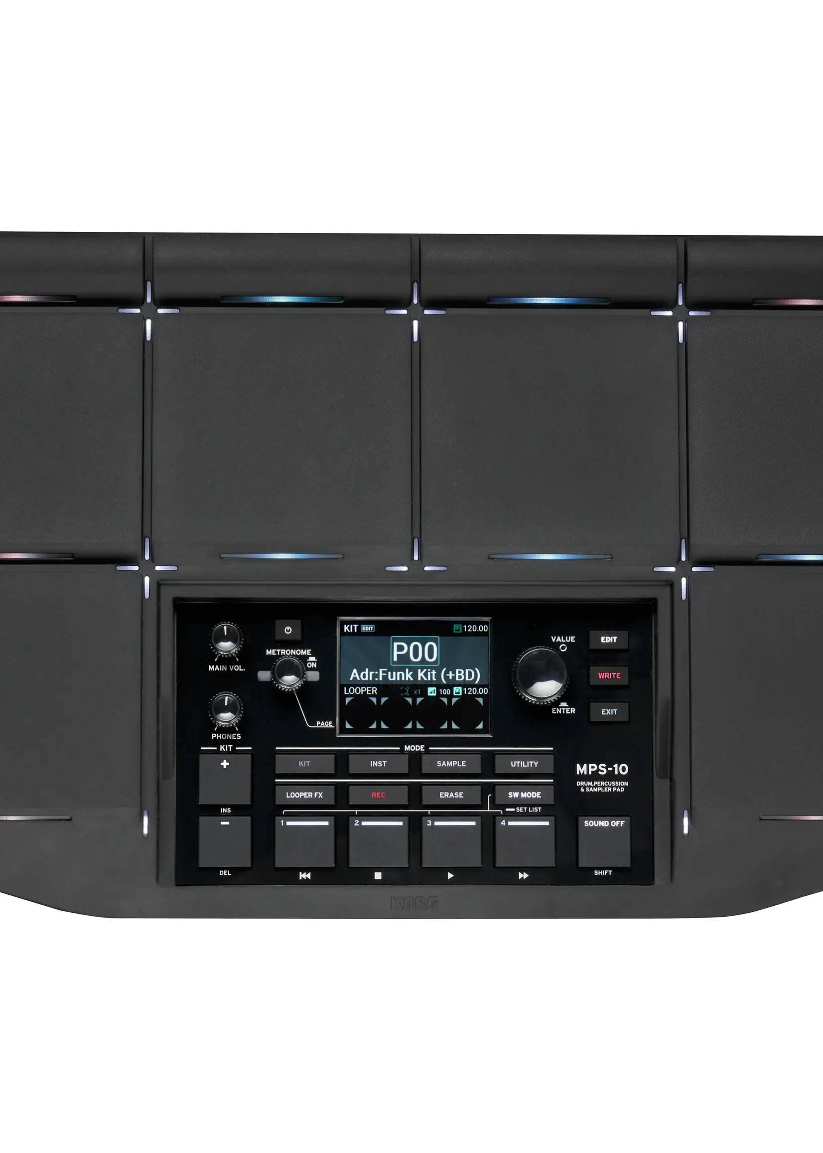 Korg MPS-10 Drum, Percussion & Sampler Pad