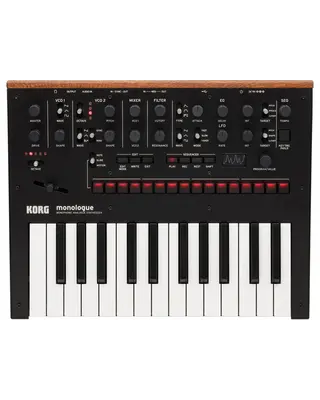 Korg MONOLOGUE monophonic analogue synthesizer (BLACK)