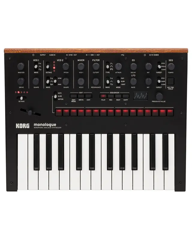 Korg MONOLOGUE monophonic analogue synthesizer (BLACK)