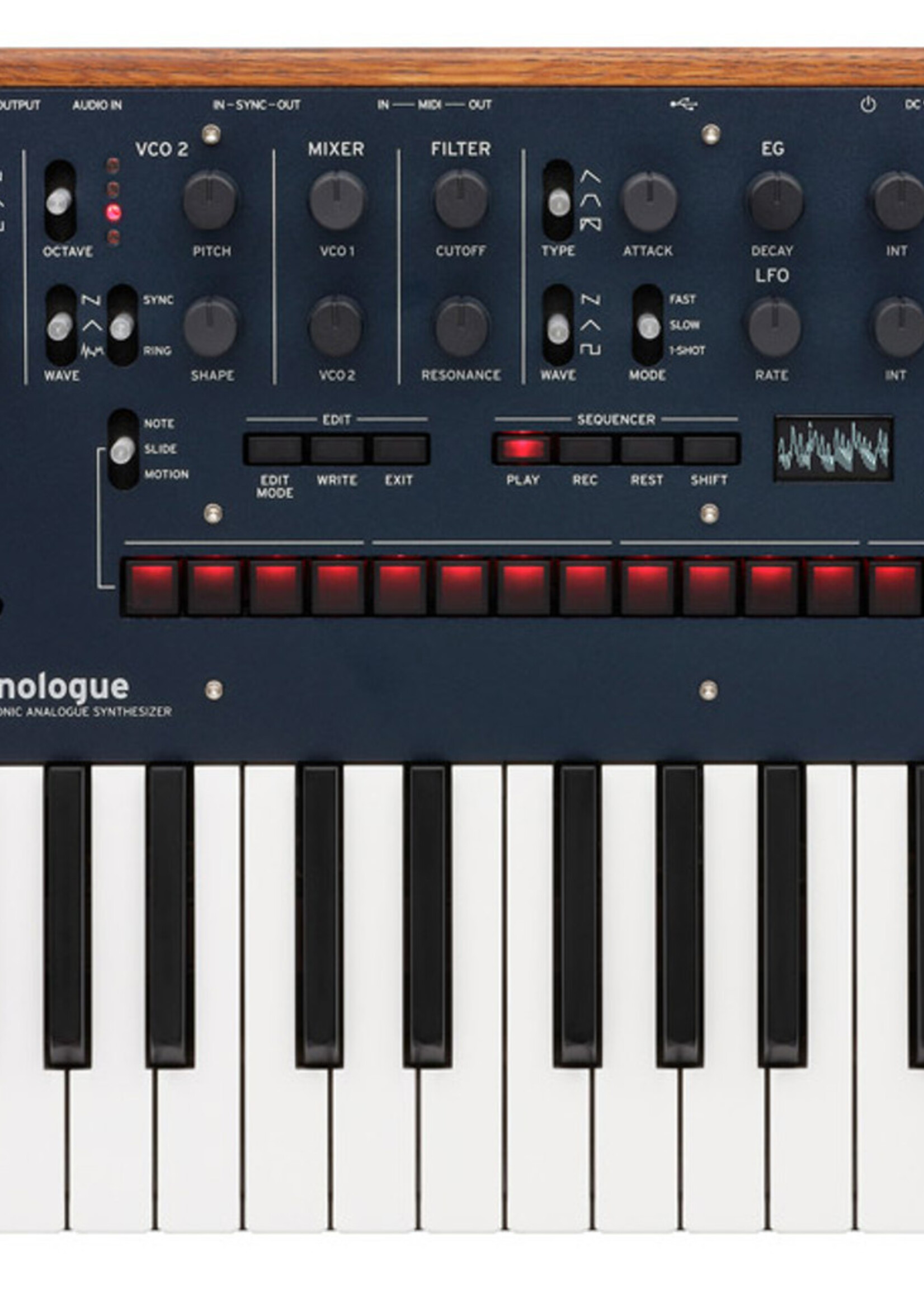 Korg Monologue monophonic analogue synthesizer (Dark blue)
