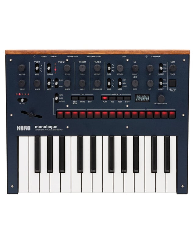 Korg Monologue monophonic analogue synthesizer (Dark blue)