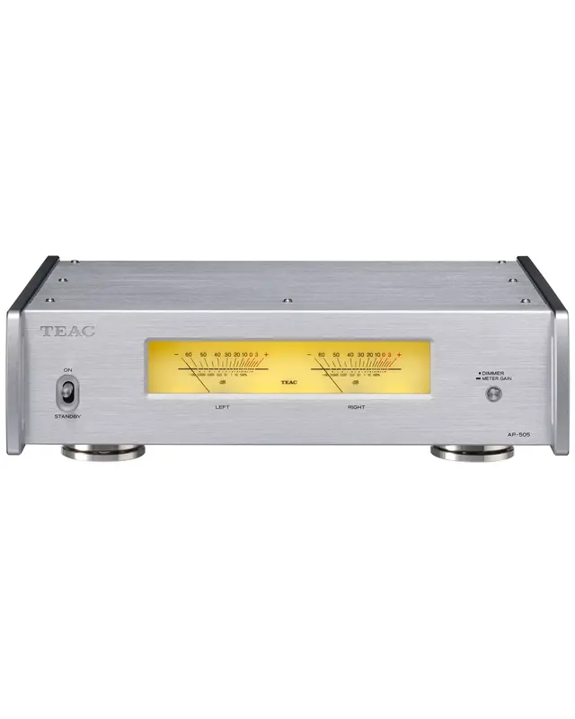 Teac AP-505 Stereo Power Amplifier Silver