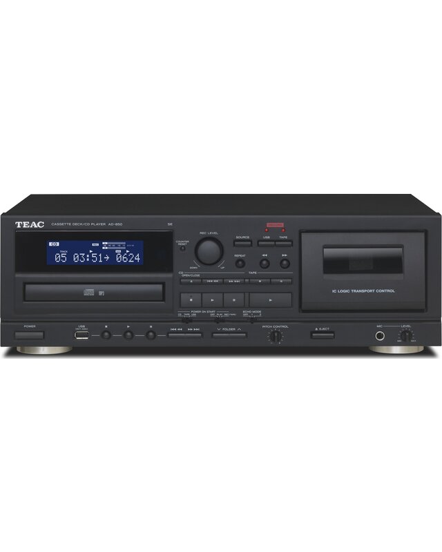 Teac AD-850-SE CD/Cassette/USB Black EU/UK