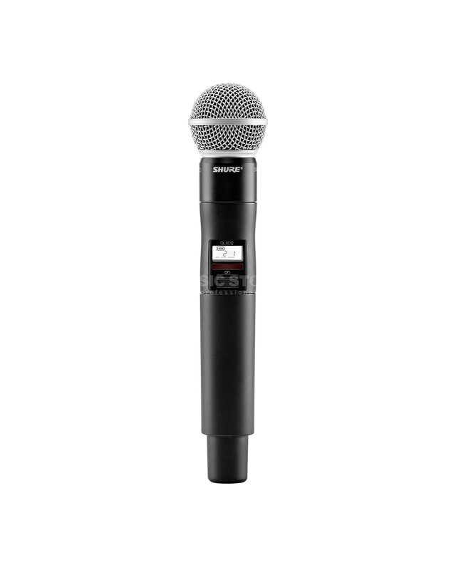 Shure QLXD2/SM58=-H51 handheld transmitter (534 - 598)