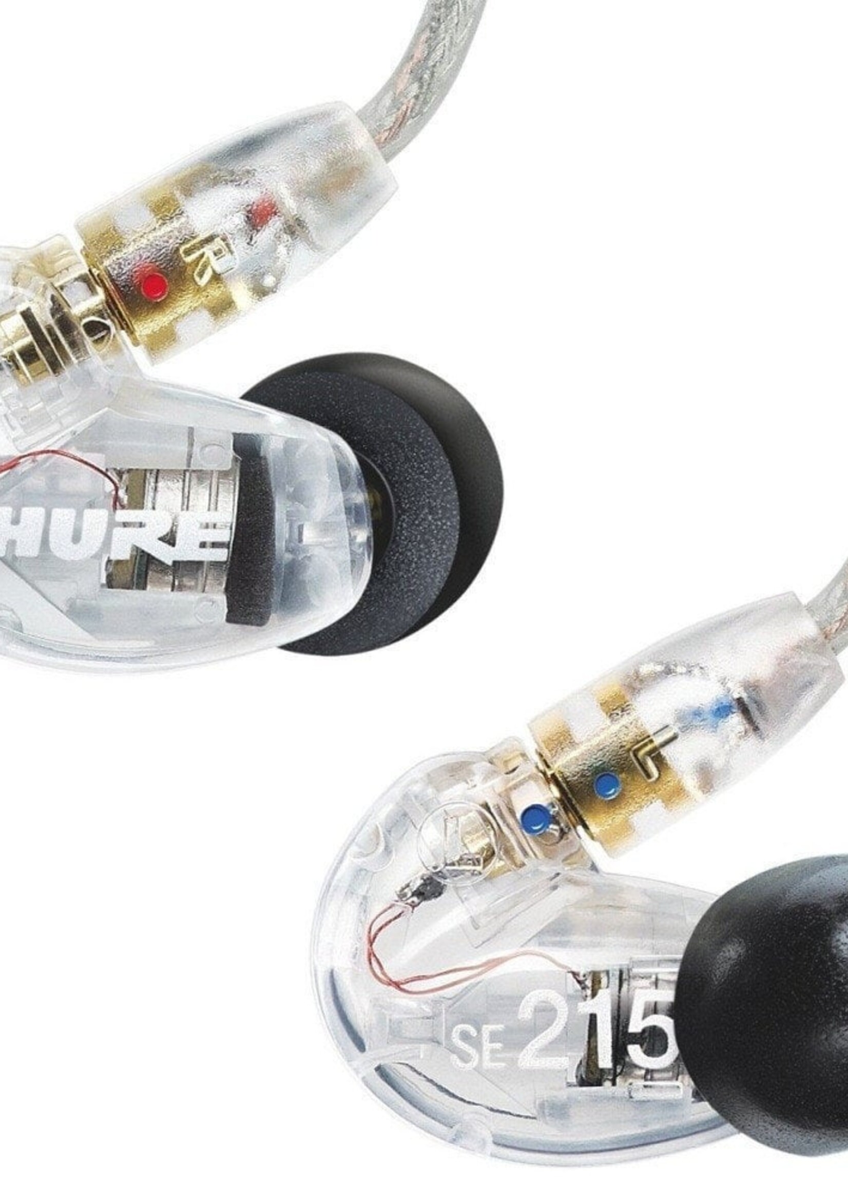 Shure SE215-CL-EFS In-Ear Earphones (Clear)