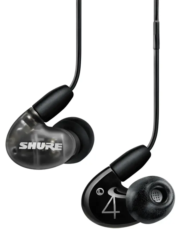 Shure SE42HYBK+UNI-EFS hybrid earphones (Black)