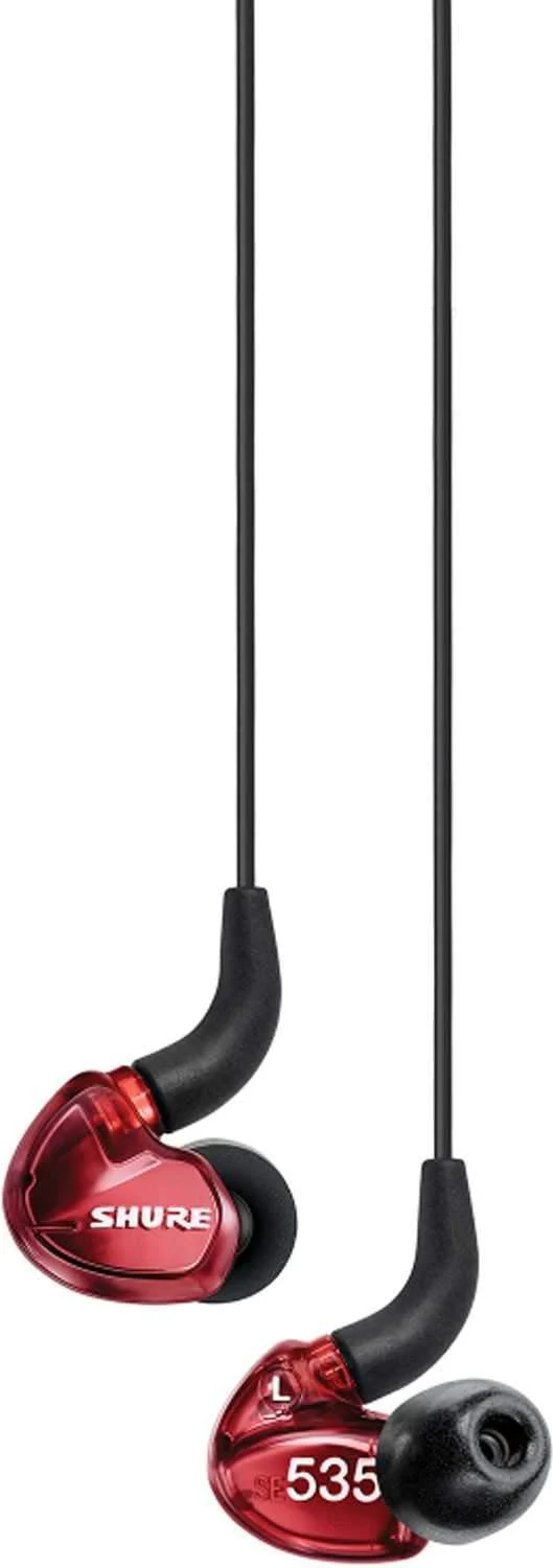 SHURE SE535LTD-EFS EARPHONE, RED - Volt Music Store