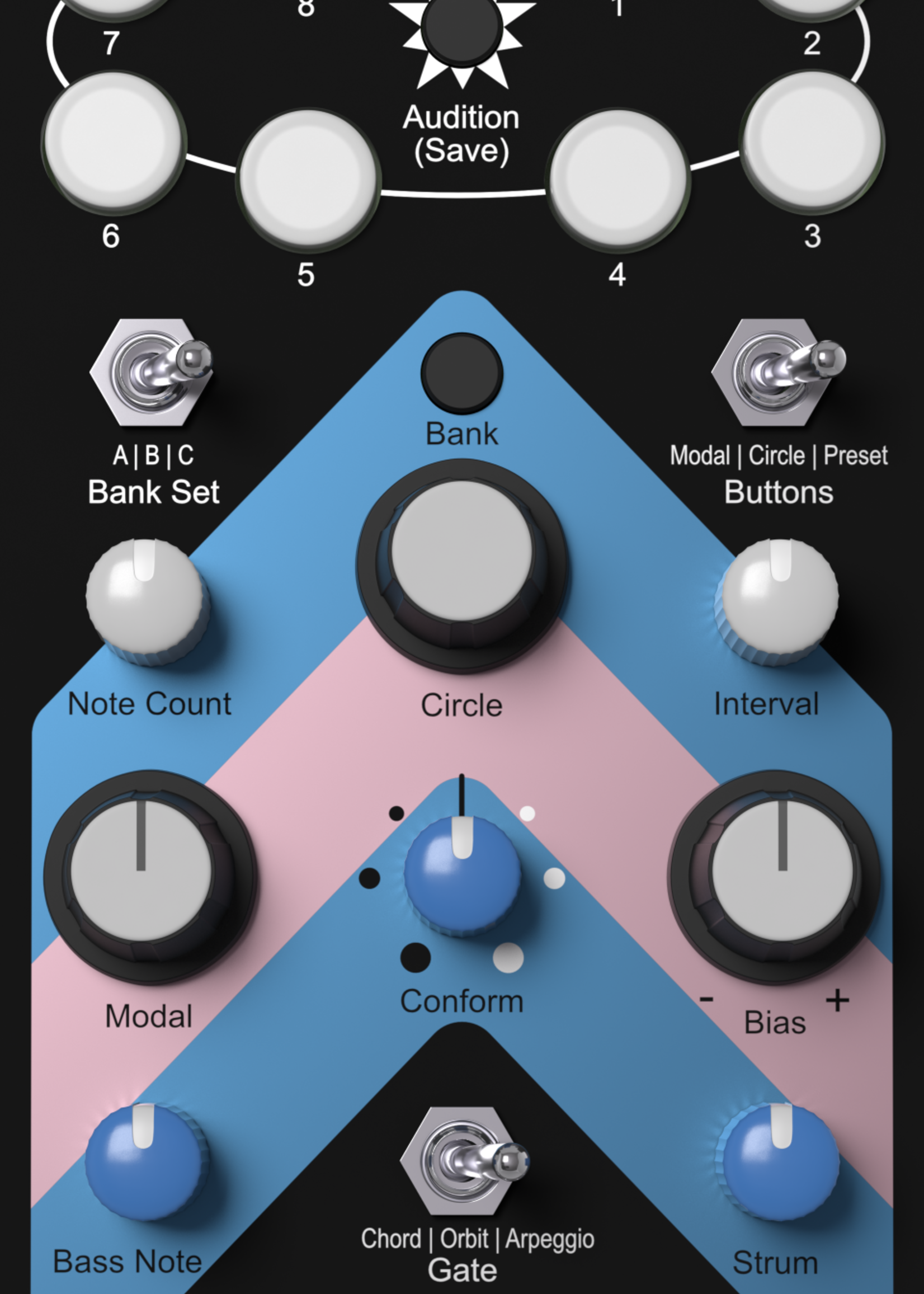 Knobula Chord Pilot Dark Mode