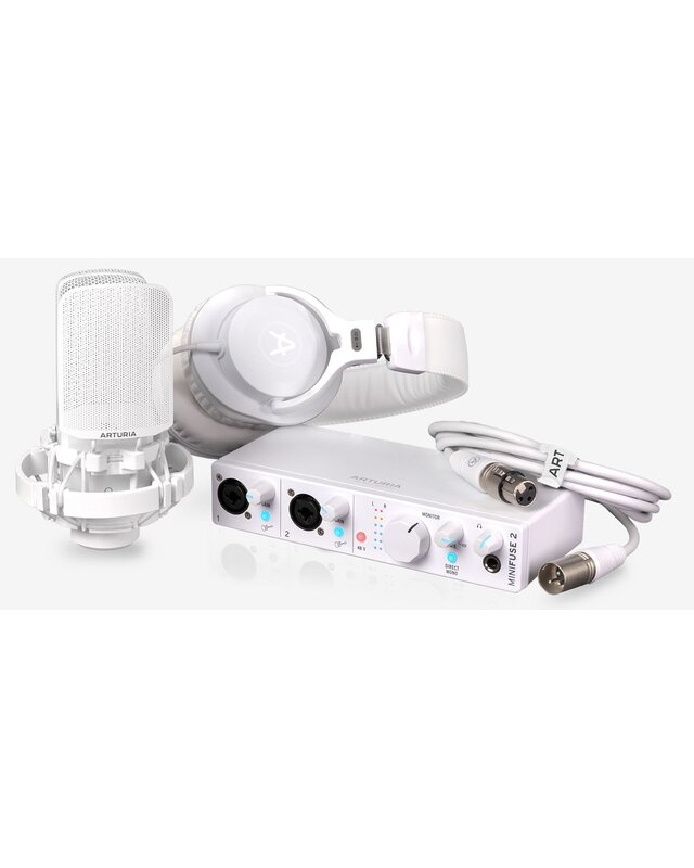 Arturia MiniFuse Recording Pack White
