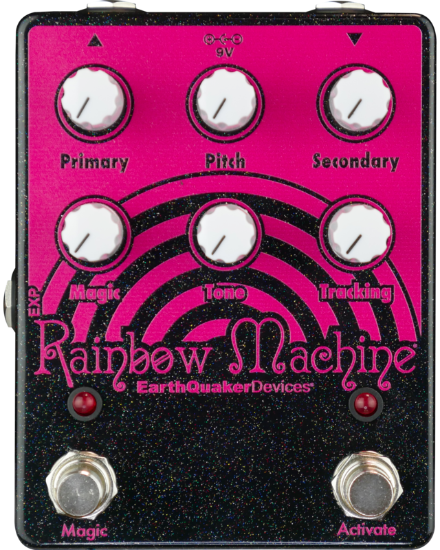 Earthquaker devices RAINBOW MACHINE V2 TWILIGHT GLITTER MAGENTA
