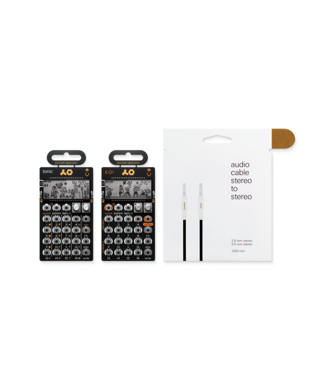 Teenage Engineering PO-33 + PO-32 + textile 3.5mm cable (TE014XS030)