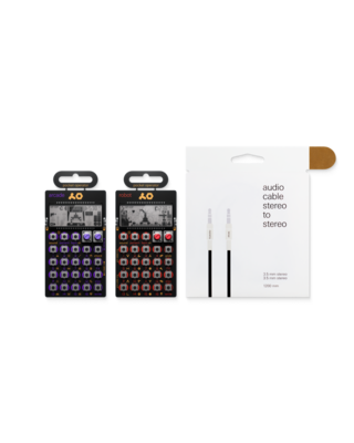 Teenage Engineering PO-20 + PO-28 + textile 3.5mm cable (TE014XS030)