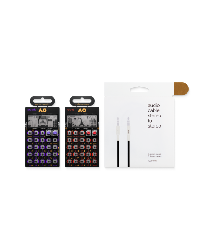 Teenage Engineering PO-20 + PO-28 + textile 3.5mm cable (TE014XS030)