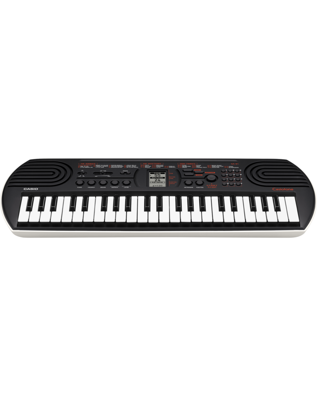 Casio SA-81 Mini Size Keyboard with Mini Keys (Black/White).