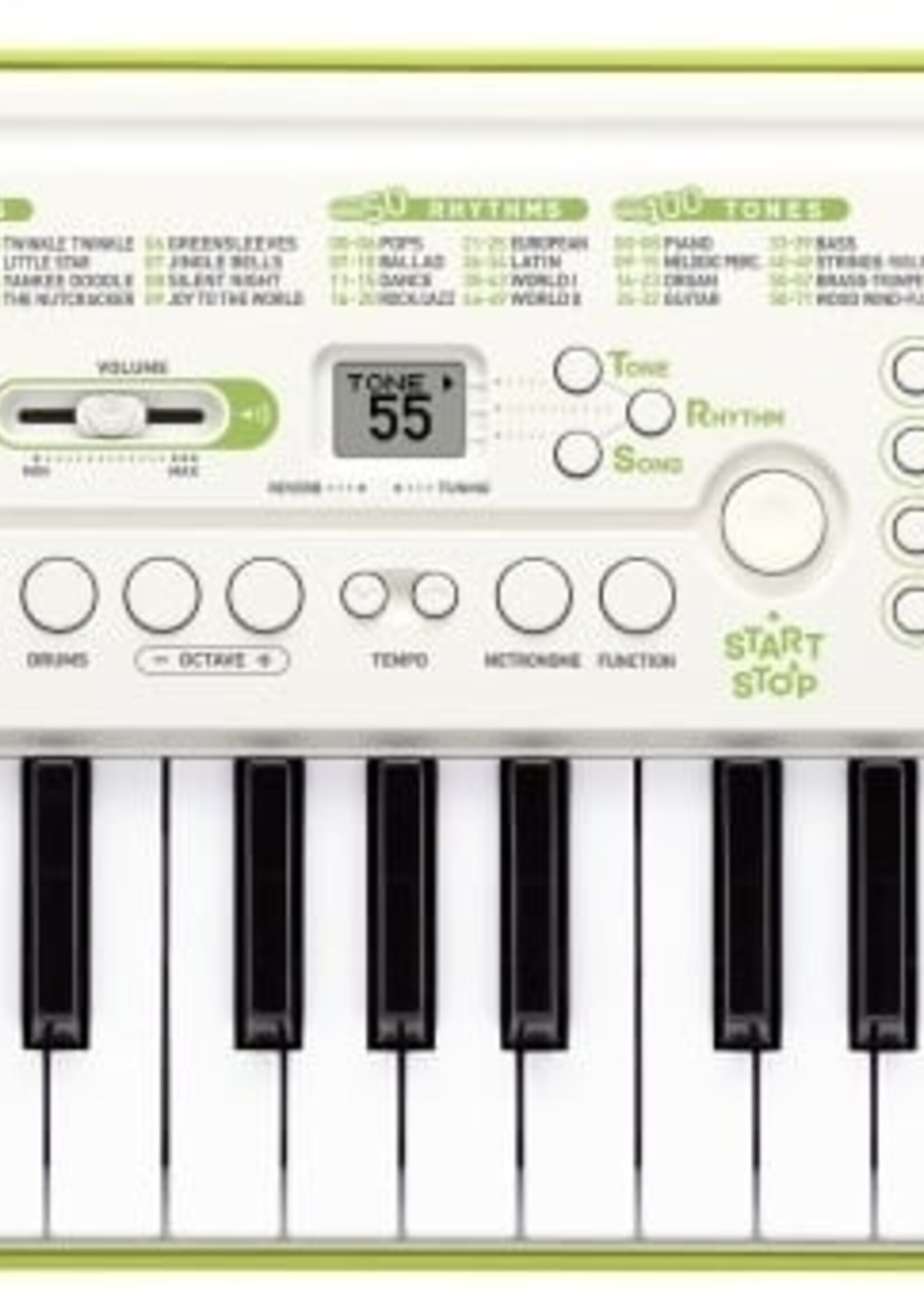 Casio SA-50H7 (White / Lime Green)