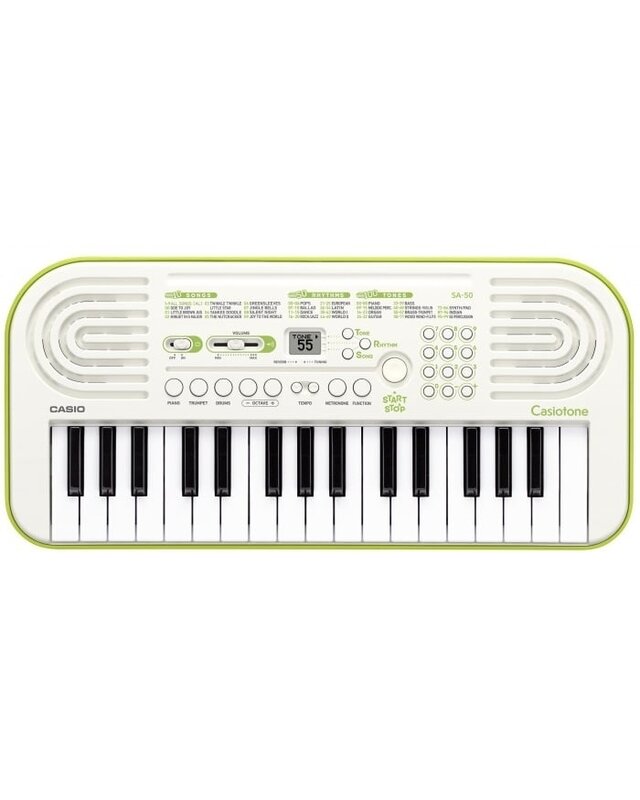 Casio SA-50H7 (White / Lime Green)