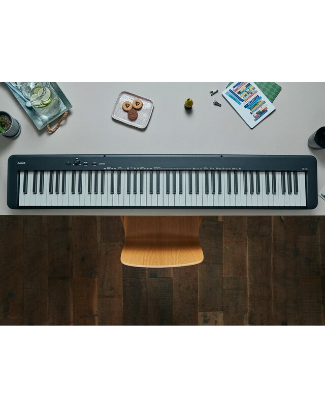 Casio CDP-S160 Compact Digital Piano with stand (Black)