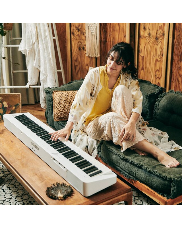 Casio PX-S1100 Privia Series Compact Digital Piano (White)