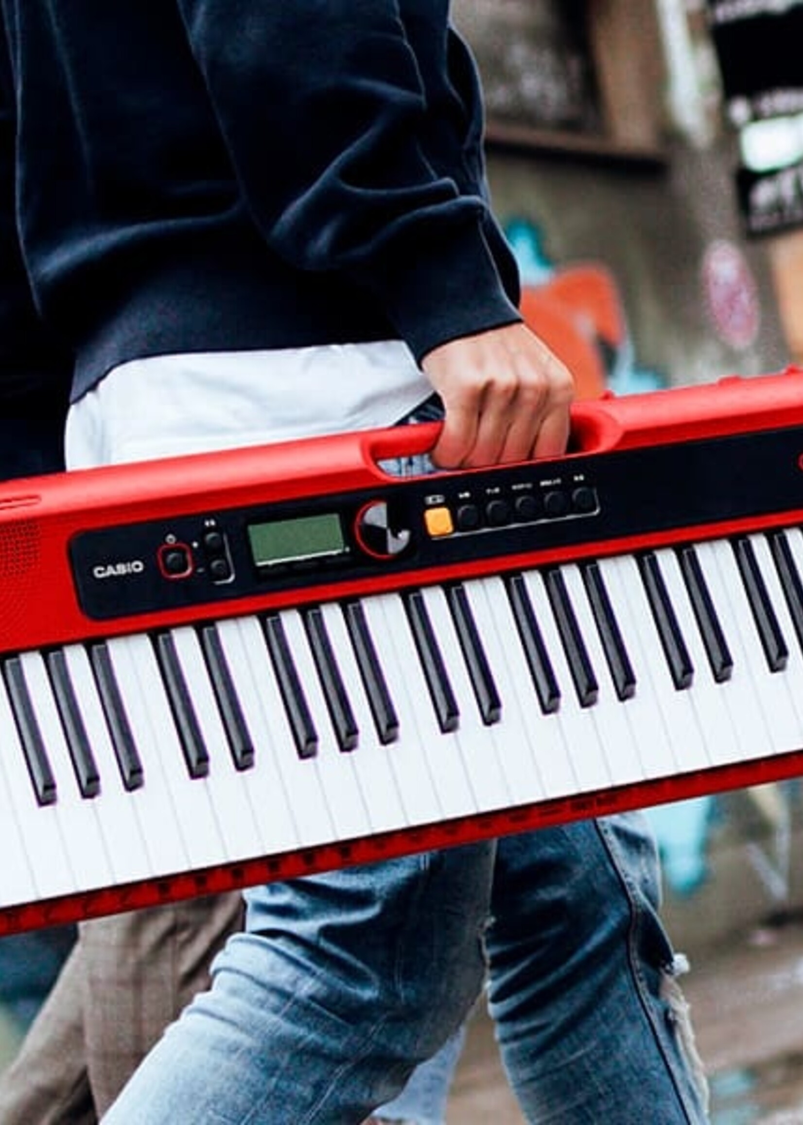 Casio CT-S200 Casiotone Series Keyboard (Red)