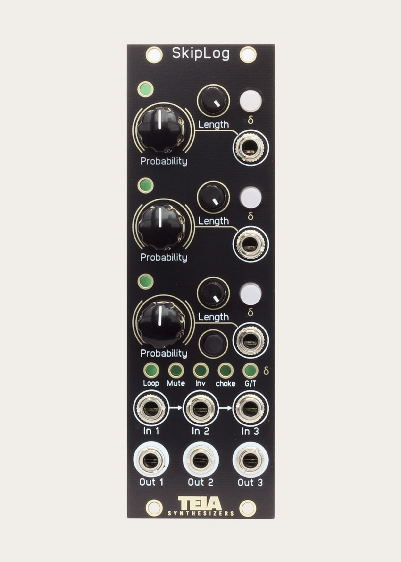 Teia Synthesizers SkipLog