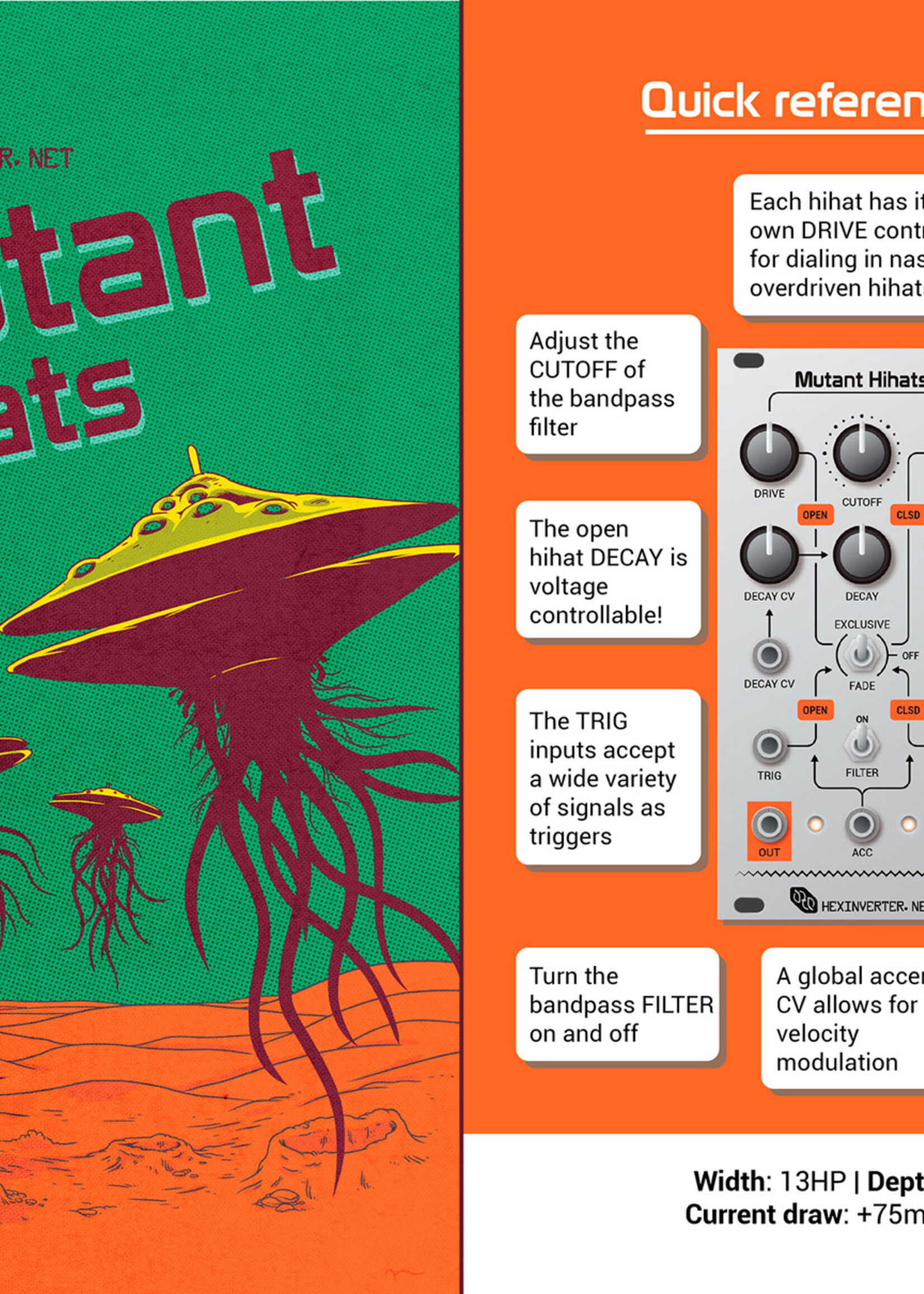 Hexinverter Mutant Hi-Hats