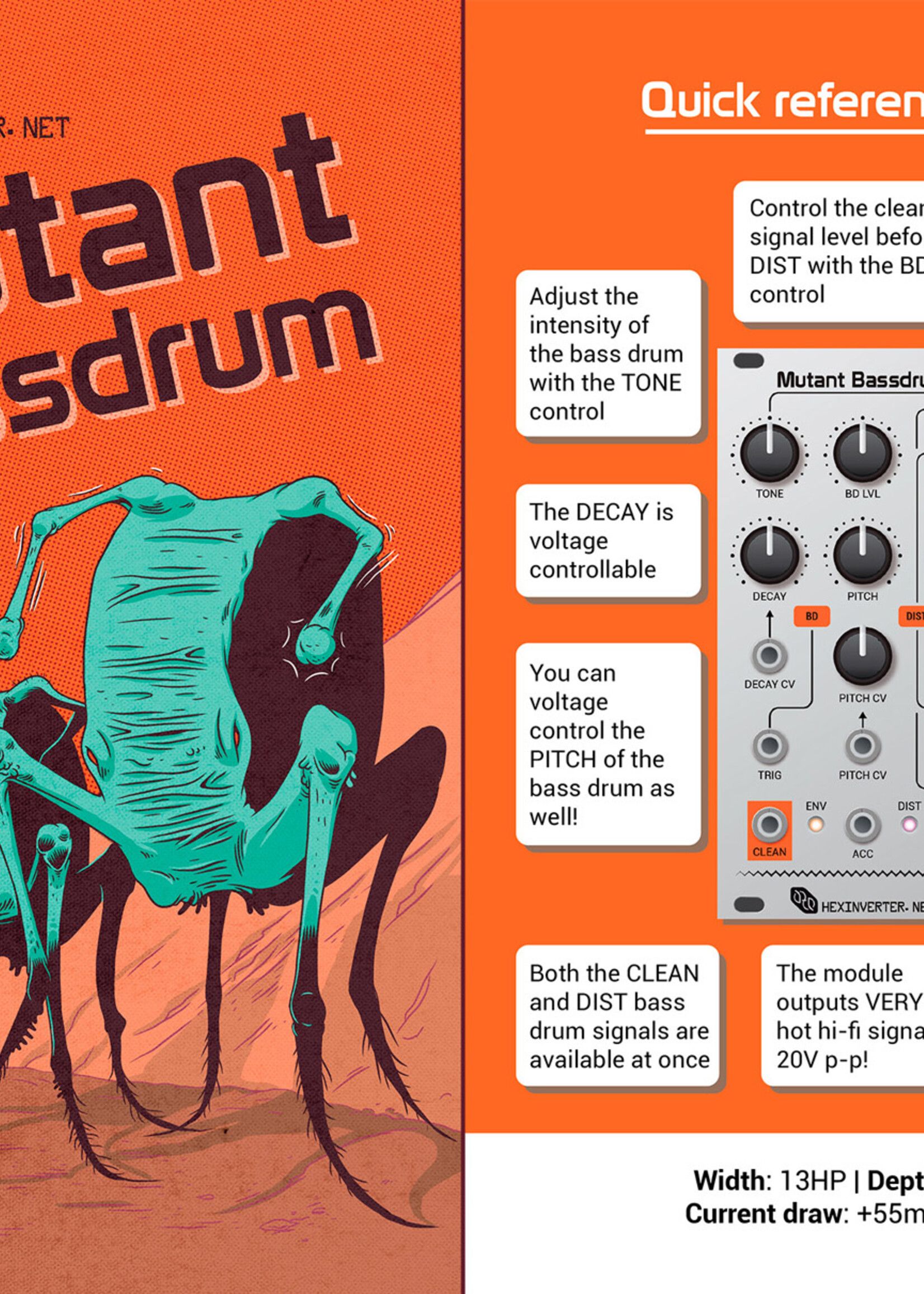 Hexinverter Mutant Bassdrum