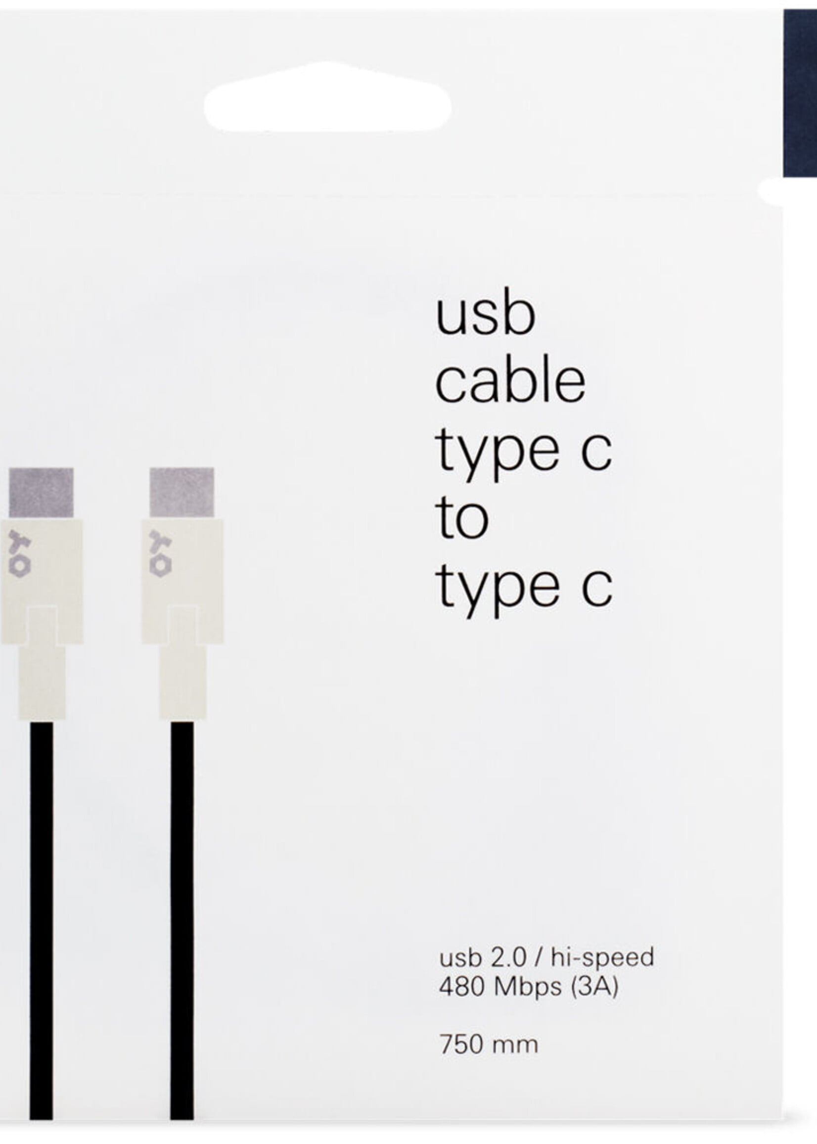 Teenage Engineering Field Textile USB-C 3.0 Cable (Black)