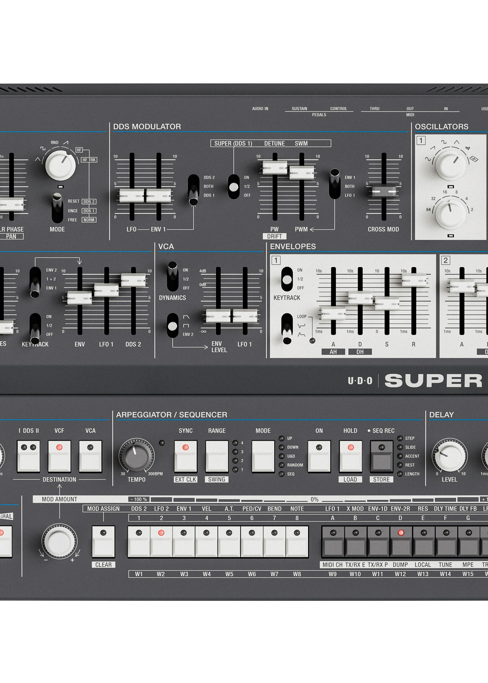 UDO Audio Super 6 Desktop LTD black