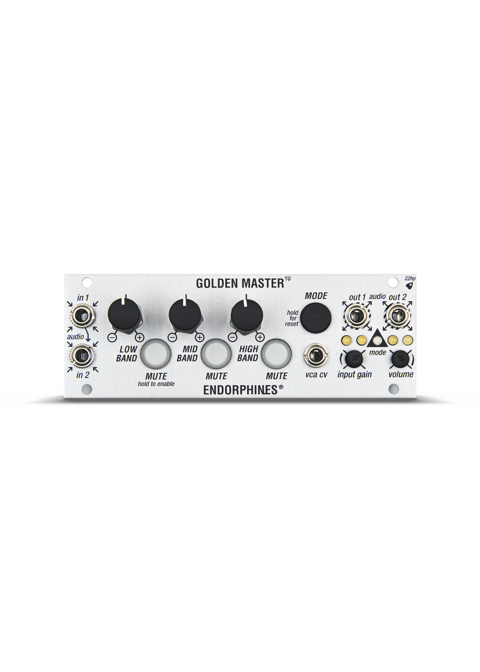 Endorphin.es 1U Golden Master Silver