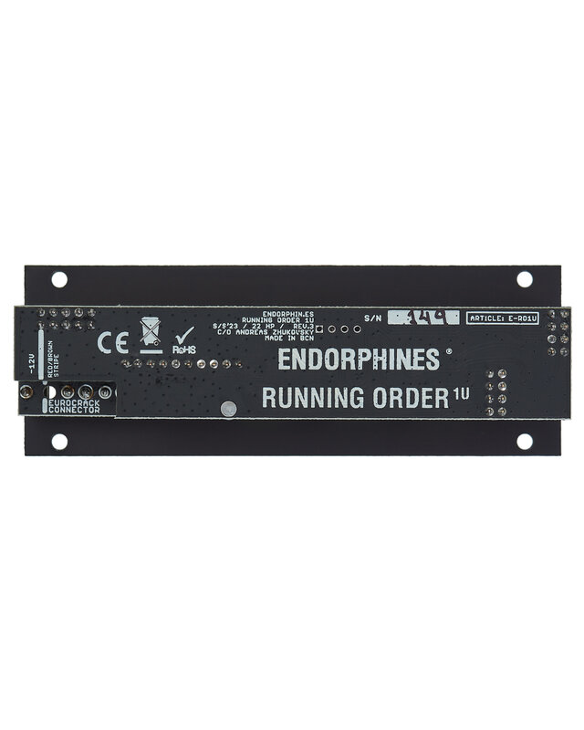 Endorphin.es 1U Running Order Black