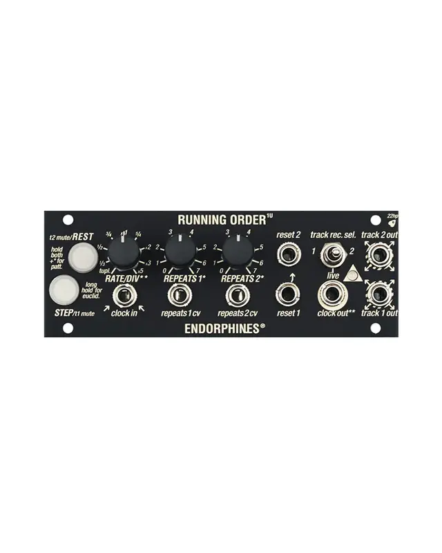 Endorphin.es 1U Running Order Black