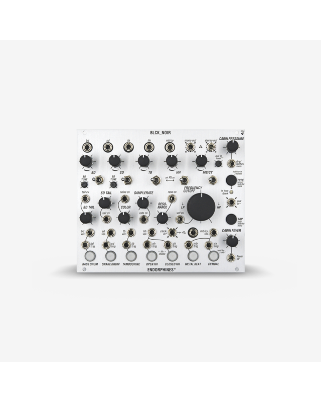 Endorphin.es BLCK_NOIR Drum Module Silver