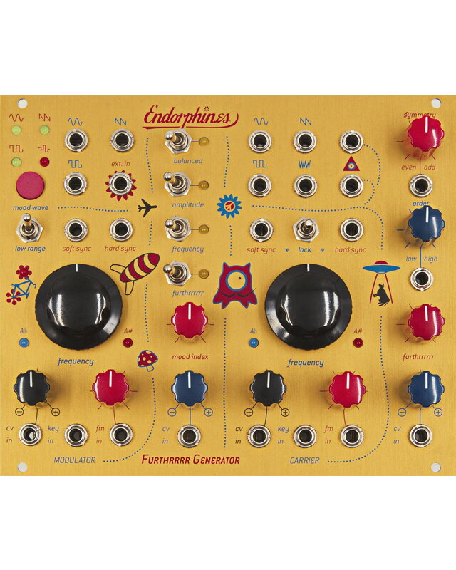 Endorphin.es Furthrrrr Generator Dual VCO Gold