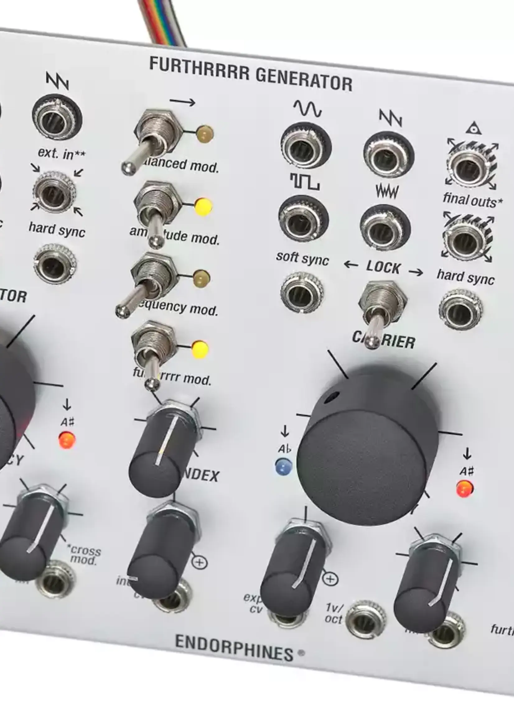 Endorphin.es Furthrrrr Generator Dual VCO Silver