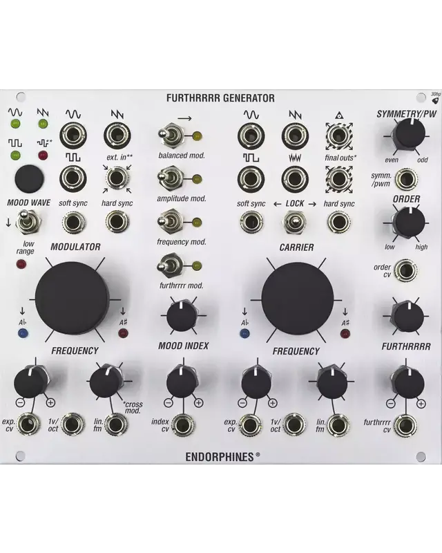 Endorphin.es Furthrrrr Generator Dual VCO Silver