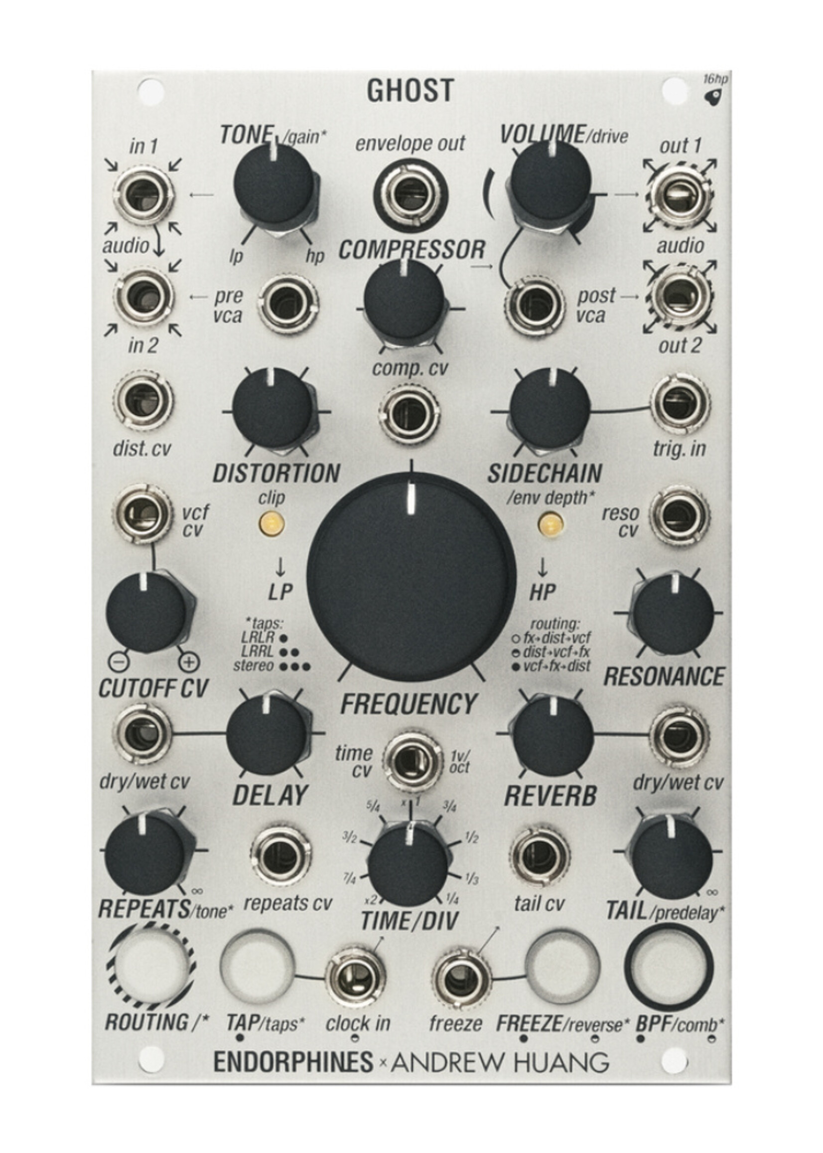 Endorphin.es Ghost Audio Processor Silver